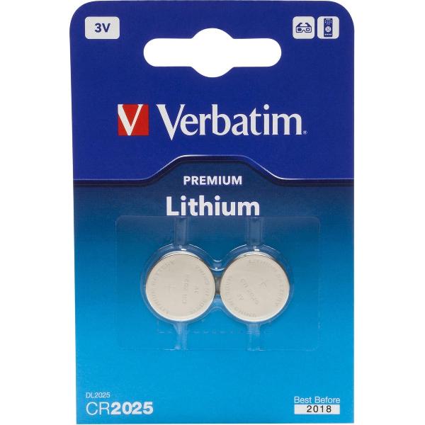 Verbatim Lithium-knoopbatterijen CR2025