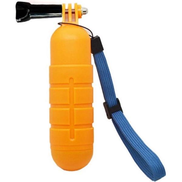 Shop4 - Actioncam Monopod - Drijvend Geel - incl. opbergzakje
