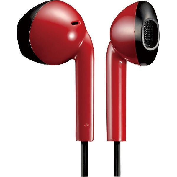 JVC HA-F19BT Retro - Draadloze oordopjes - Red Black