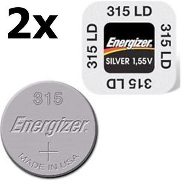 2 Stuks - Energizer 315 1.55V knoopcel batterij