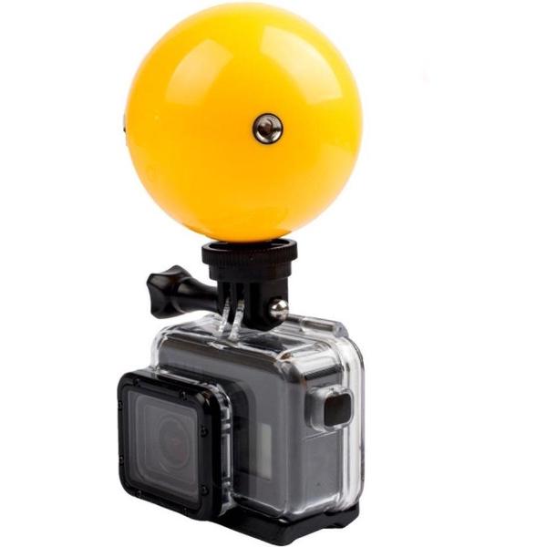 Shop4 - Actioncam Monopod - Drijvende Bal Geel