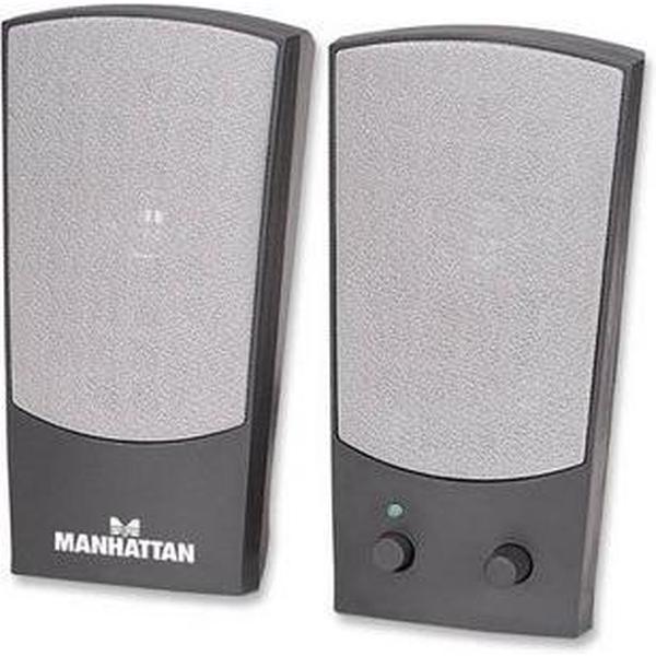 Aktivbox Manhattan 2150 USB 2 Speaker zwart