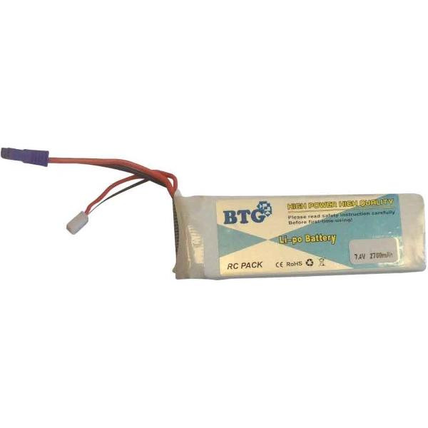 2700 mAh 7,4V LiPo accu voor H501S