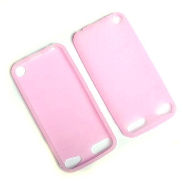 Apple iPod touch 6th Silicone Case Transparant Roze