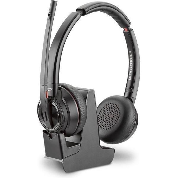 Plantronics Savi W8220 Reserve headset DECT Draadloos, Stereo On Ear Zwart