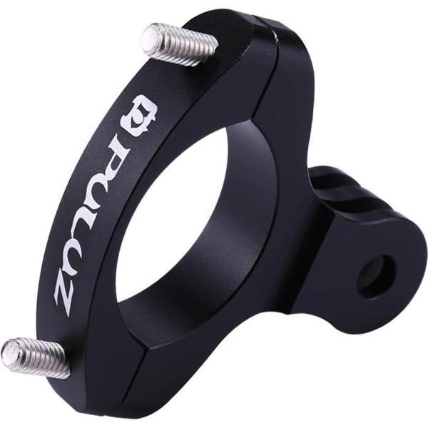 PULUZ Stuur Adapter aluminium stuurhouder voor actioncamera's - Zwart