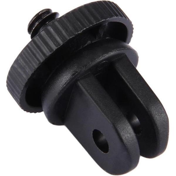 PULUZ Mini formaat 1/4 inch schroeven Tripod Mount Adapter voor GoPro HERO 7 / 6 / 5 / 5 session / 4 session / 4 / 3+/ 3 / 2 / 1 Xiaoyi nl andere actie camera's 3.9 mm Diameter schroeven gat 2.2 cm Diameter