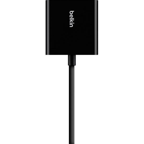 Belkin B2B137-BLK HDMI / VGA Adapter [1x HDMI-bus - 1x VGA-bus, Jackplug female 3.5 mm] Zwart 10.00 cm