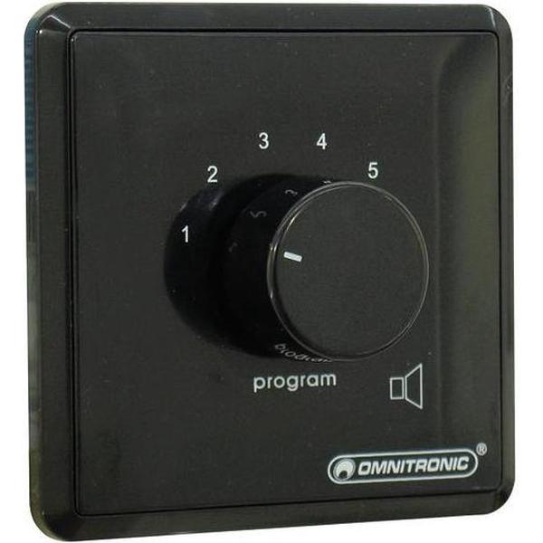 OMNITRONIC PA Program Selector mono bk