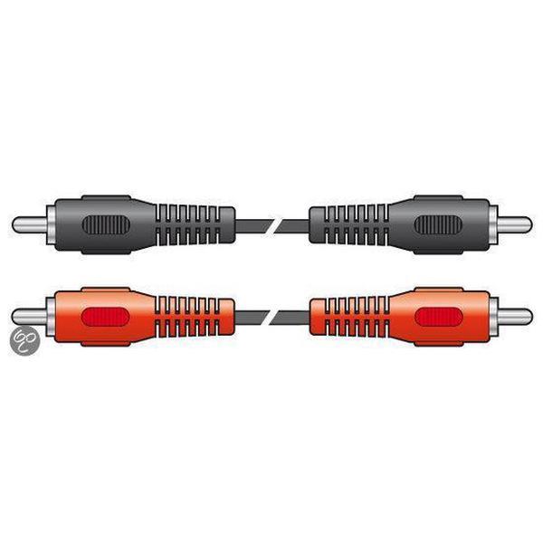 Audiokabel: 2x RCA - 2x RCA 1.2m