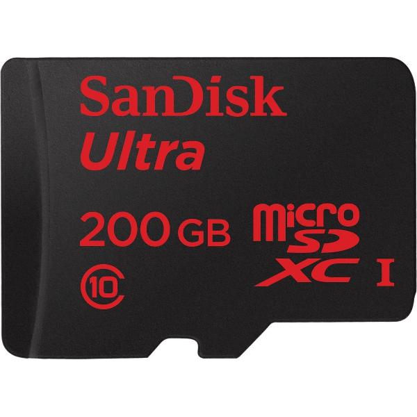 SanDisk Ultra Micro SDXC 200GB - met adapter