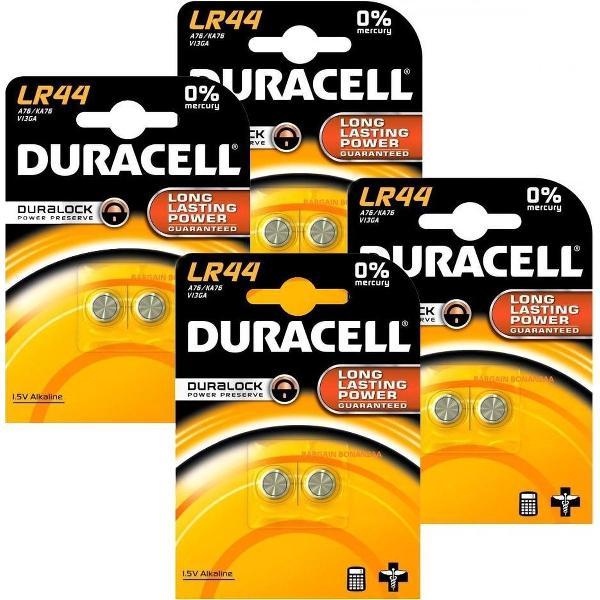 Duracell LR44 AG13 Knoopcel Batterij - 4 x 2 blister