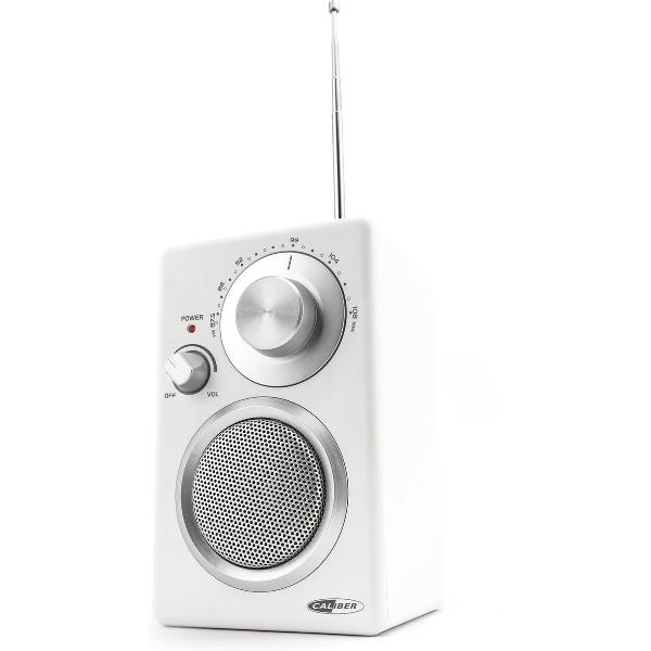 Caliber HPG332R - Draagbare FM radio - Wit