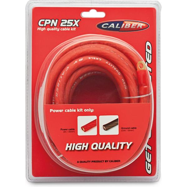 Caliber CPN25X - Voedingskabel - 25mm voedingskabelset