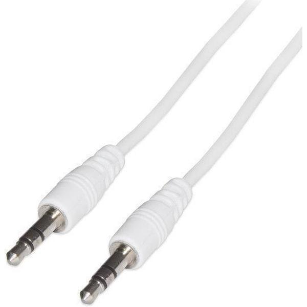 Caliber Cla150.1W - 3,5mm aux kabel 1,5m - Wit