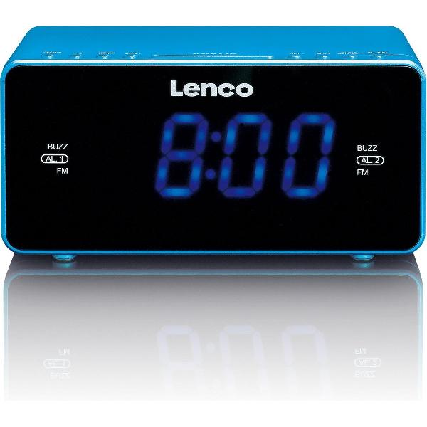 Lenco CR-520 - Wekkerradio - Blauw