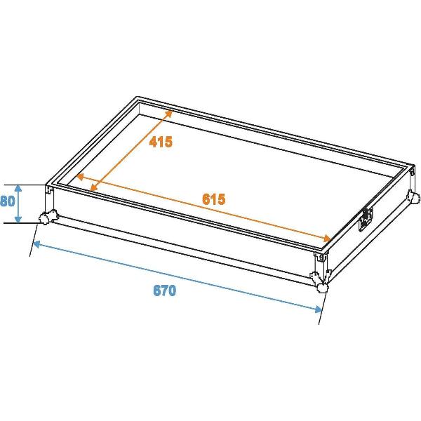ROADINGER Transportcase for Effect Pedals EF-2