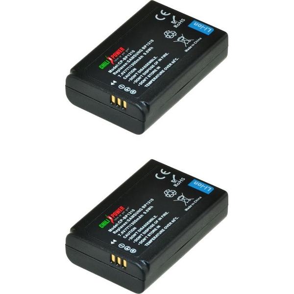 ChiliPower Samsung BP1310 camera batterij - 2 stuks verpakking