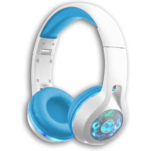 Bluetooth hoofdtelefoon met licht - Blauw en Rose