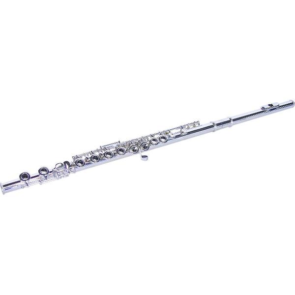 DIMAVERY QP-10 C Dwarsfluit – zilver – met koffer