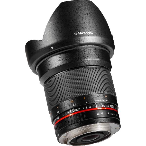 Samyang 16mm F2.0 Ed As Umc Cs - Prime lens - geschikt voor Olympus 4/3