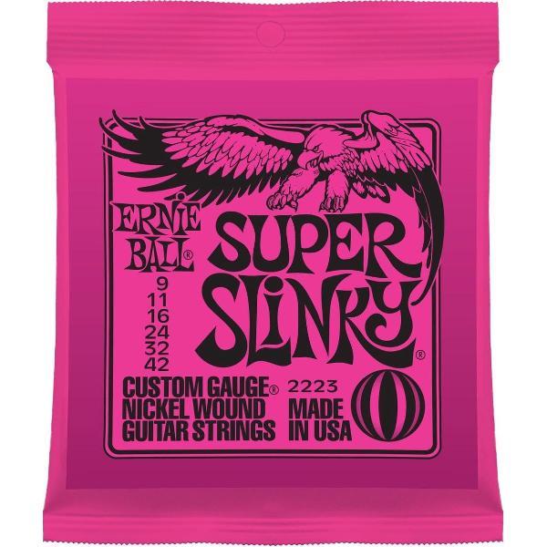 Ernie Ball Super Slinky Electrisch 6stuk(s) Staal Gitaar