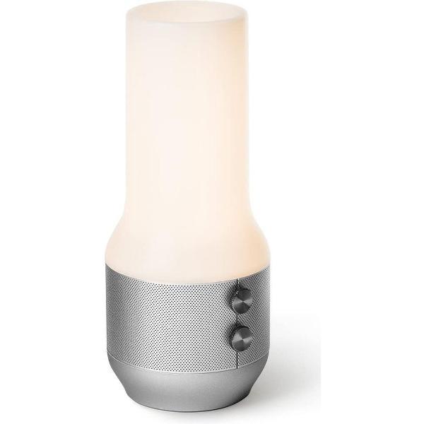 Lexon Terrace 3-in-1 Led lamp - Bluetooth Speaker - Oplader - Gun Metal Grijs