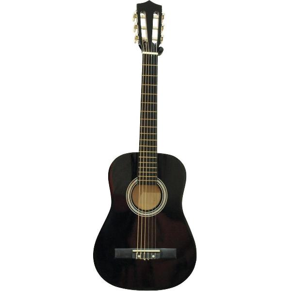 DIMAVERY akoestische gitaar kinderen - zwart - 1/2 - hout