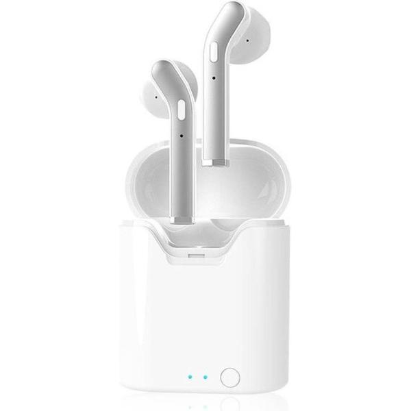DrPhone ONYX - Hi-Fi Draadloze In-Ear Earbuds - Oordoppen - Bluetooth 5.0 - HD Gesprekken - Auto-Connect - IPX5 Waterproof - Voor IOS / Android / Smart TV - Wit