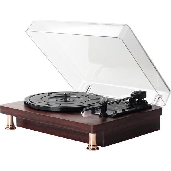 Vinyl Platenspeler Draaitafel - Retro Platenspeler speakker 33/45/78 Speed met Bluetooth MDY-1305A