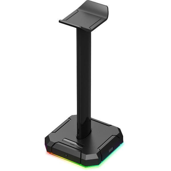 Redragon Scepter HA300 - Headset Houder - RGB Verlichting - 3 USB Aansluitingen - Koptelefoon Houder