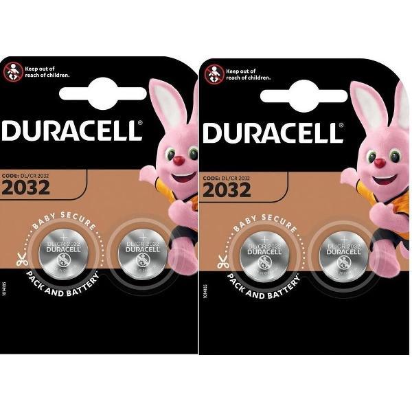 Duracell CR2032 Lithium Batterijen 3V - 2 x 2 blister