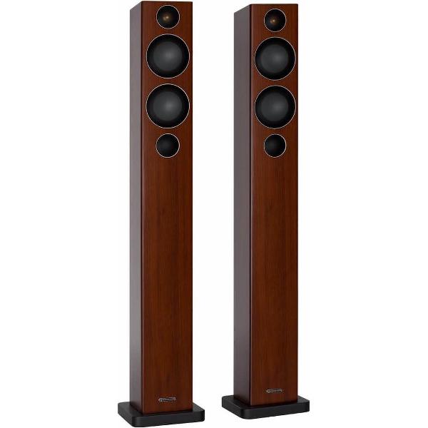 Monitor Audio Radius 270 - Slanke Vloerstaande Luidspreker - Walnoot (Paar)