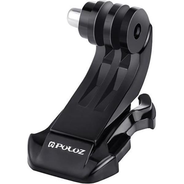 PULUZ Zwarte verticale oppervlak J-haak gesp voor GoPro NIEUWE HERO / HERO6 / 5/5 sessie / 4 sessie / 4/3 + / 3/2/1, Xiaoyi en andere actiecamera's (zwart)