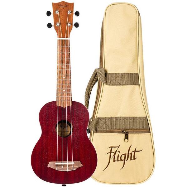 Flight: Gemstone NUS380 Soprano Ukulele - Coral