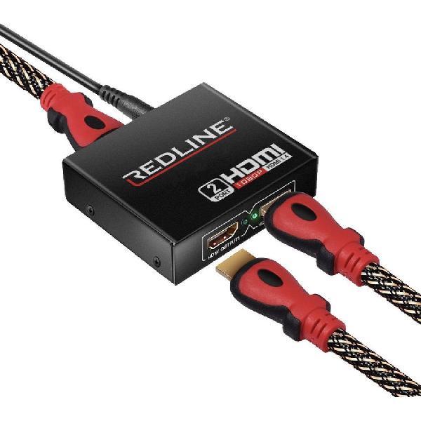 Redline HDMI 2 Port Splitter