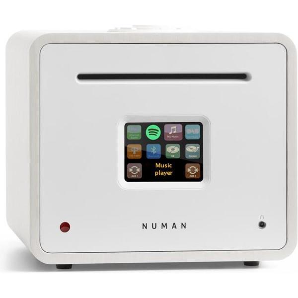 Numan Unison Retrospective Edition - all-in-one receiver met versterker , CD speler, bluetooth, USB aansluiting, internet, DAB+, FM radio en Spotify Connect