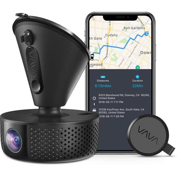 Dash Cam | VAVA 1920X1080P@60Fps | Wi-Fi Car Dash Camera | Sony Night Vision Sensor | Dashboard Camera Recorder with GPS | Parking Mode | G-Sensor | Support 128GB Max