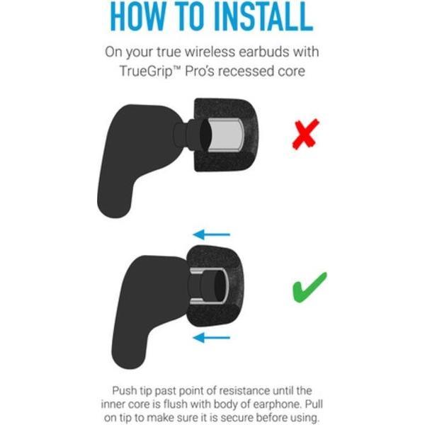 Comply TrueGrip ear tips- Large