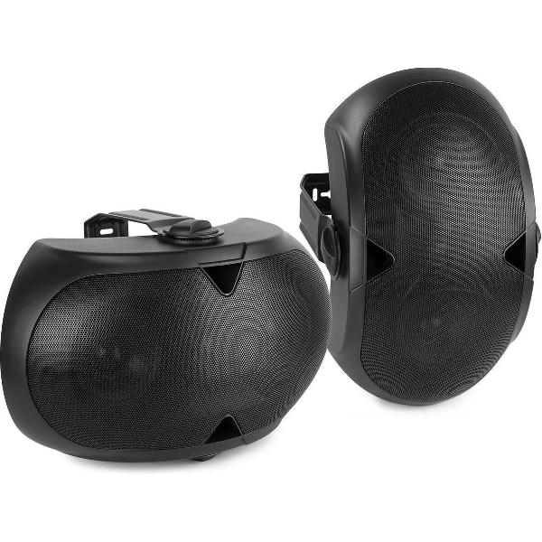 Speakerset voor binnen en buiten toepassingen - Power Dynamics BE42B speakerset met brede