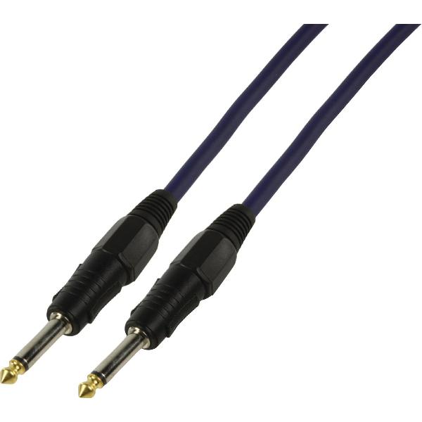 Jack mono 6.35mm > Jack mono 6.35mm - 1,5mtr