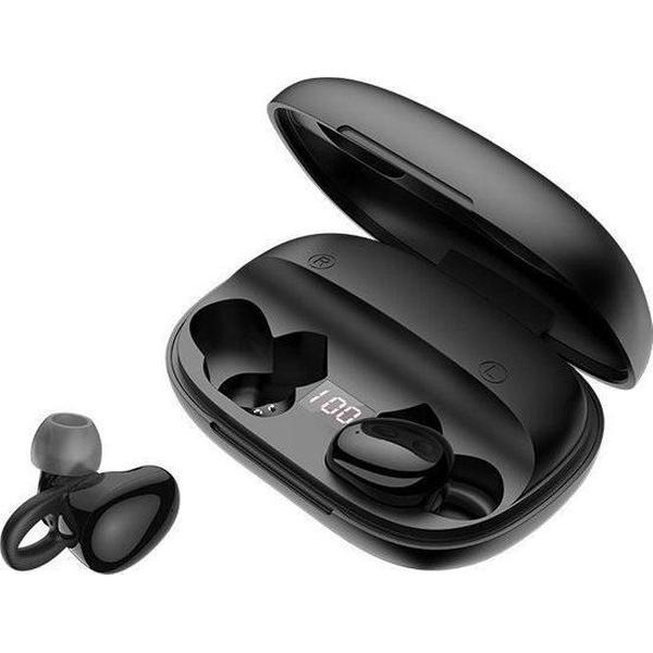 Joyroom TL2 - Volledig Draadloze Oordopjes - Powerbank - Oplaadcase - Earbuds - In-Ears - Bluetooth 5.0 - IPX5 Waterdicht - Zwart - Geschikt voor alle Bluetooth smartphones
