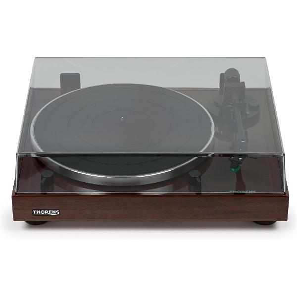 Thorens TD 202 walnoot hoogglans Platenspeler