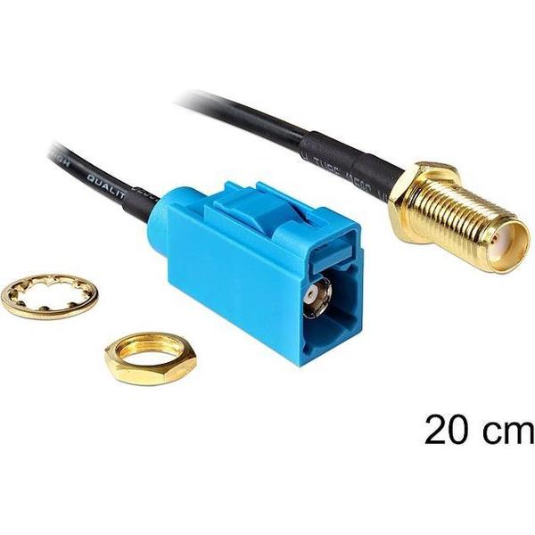 Delock - SMA Buchse zum Einbau - FAKRA Z Buchse