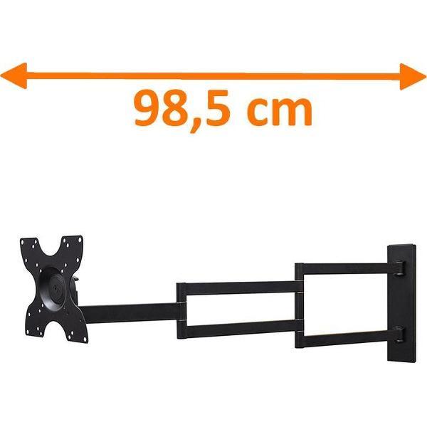 DQ Wall-Support Rotate XL Black 98,5 cm TV Beugel