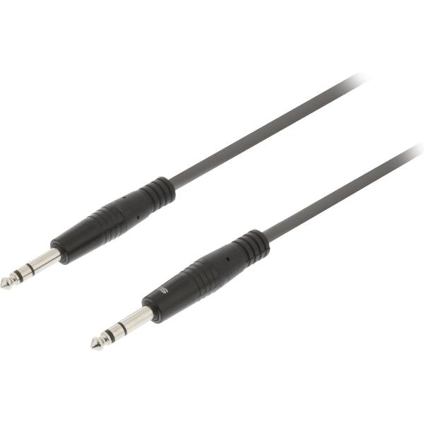 Sweex 6,35mm Jack stereo audio kabel - 5 meter