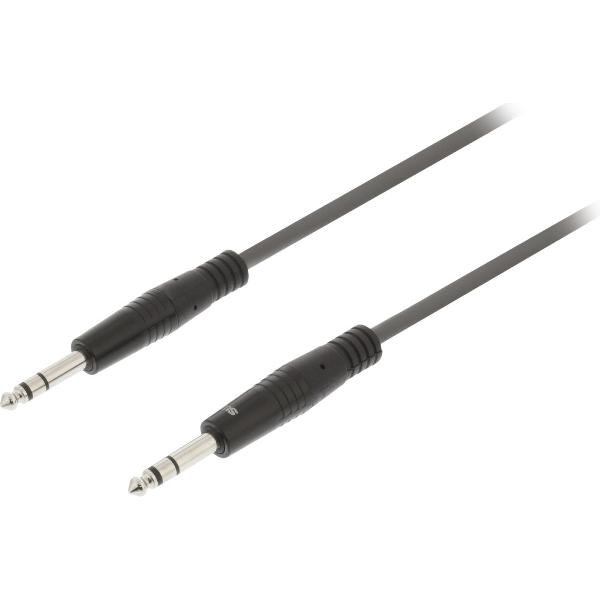 Sweex 6,35mm Jack stereo audio kabel - 5 meter