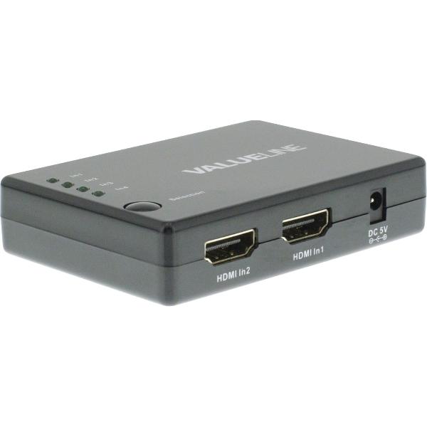 Valueline HDMI schakelaar 4 naar 1 - versie 1.3 (Full HD 1080p)