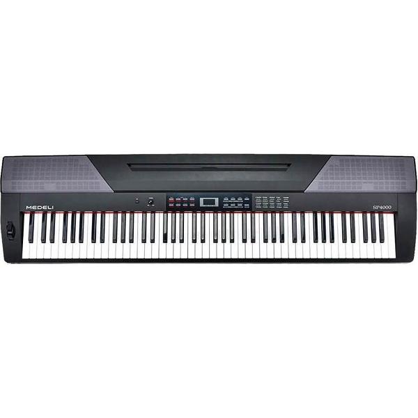 Medeli SP4000 digitale stage piano met 88 gewogen, hamer actie toetsen