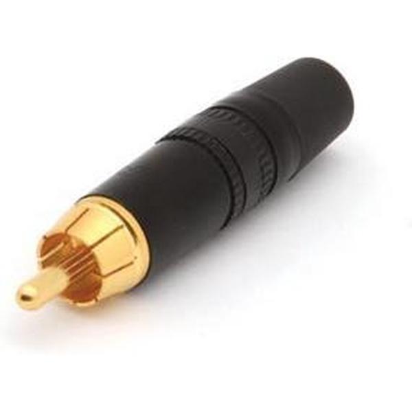 Rca-Stekker - Verguld - Zwarte Ring